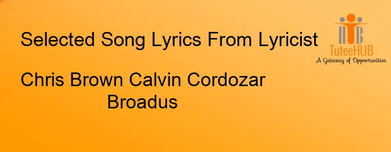 Chris Brown Calvin Cordozar Broadus