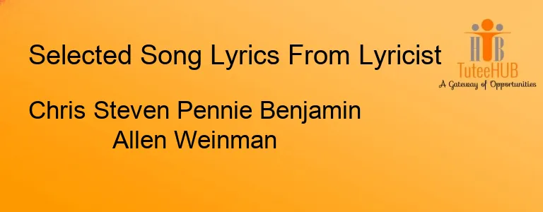 Chris Steven Pennie Benjamin Allen Weinman