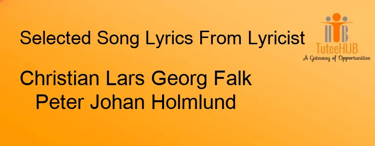 Christian Lars Georg Falk Peter Johan Holmlund