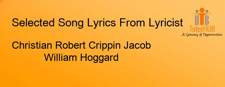 Christian Robert Crippin Jacob William Hoggard
