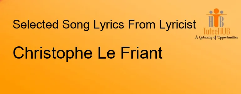 CHRISTOPHE LE FRIANT