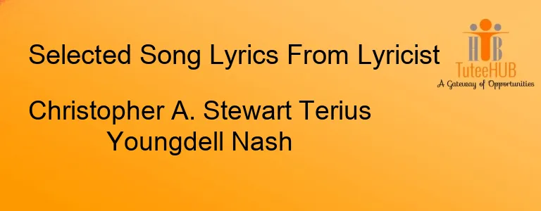 Christopher A. Stewart Terius Youngdell Nash