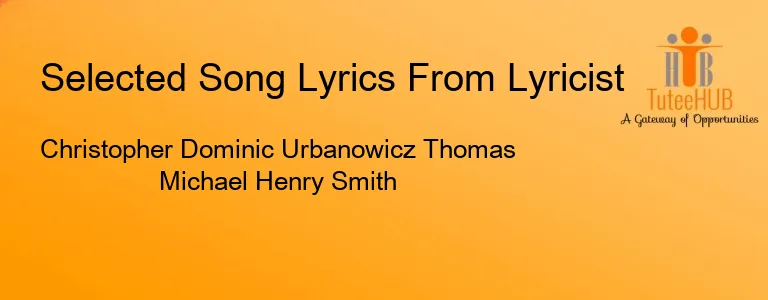 Christopher Dominic Urbanowicz Thomas Michael Henry Smith