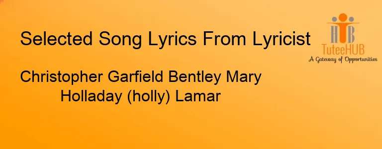 Christopher Garfield Bentley Mary Holladay (holly) Lamar