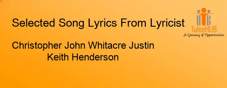 Christopher John Whitacre Justin Keith Henderson