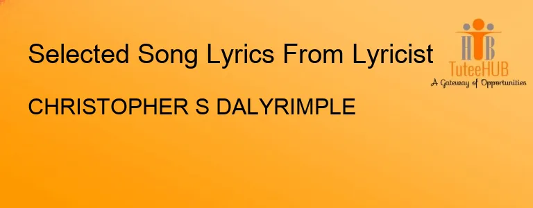 CHRISTOPHER S DALYRIMPLE