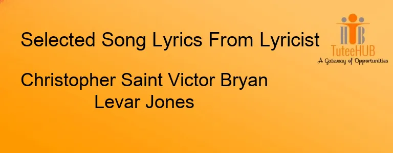 Christopher Saint Victor Bryan Levar Jones