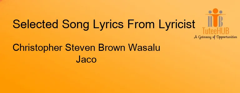 Christopher Steven Brown Wasalu Jaco