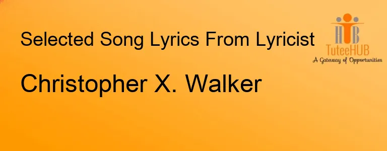 Christopher X. Walker