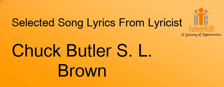 Chuck Butler S. L. Brown