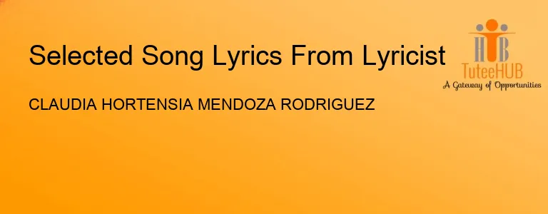 CLAUDIA HORTENSIA MENDOZA RODRIGUEZ