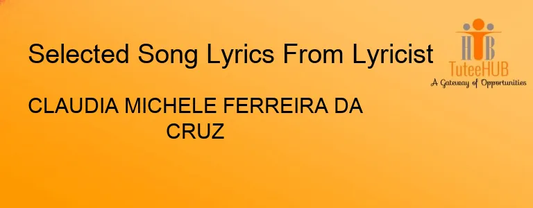 CLAUDIA MICHELE FERREIRA DA CRUZ