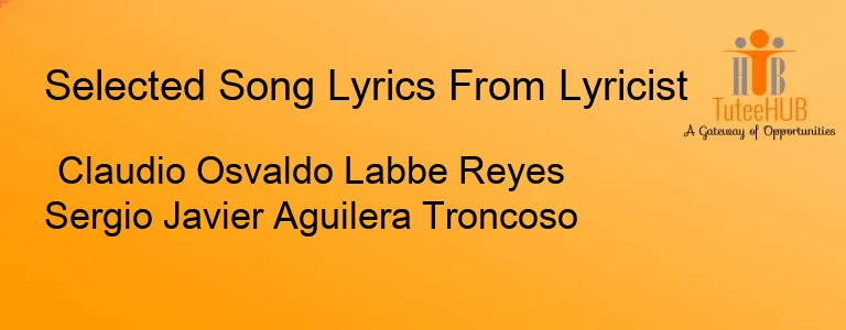 Claudio Osvaldo Labbe Reyes Sergio Javier Aguilera Troncoso