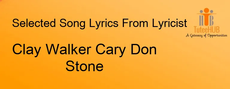 Clay Walker Cary Don Stone