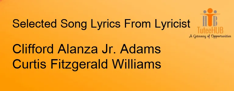 Clifford Alanza Jr. Adams Curtis Fitzgerald Williams