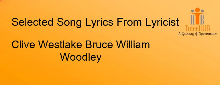 Clive Westlake Bruce William Woodley