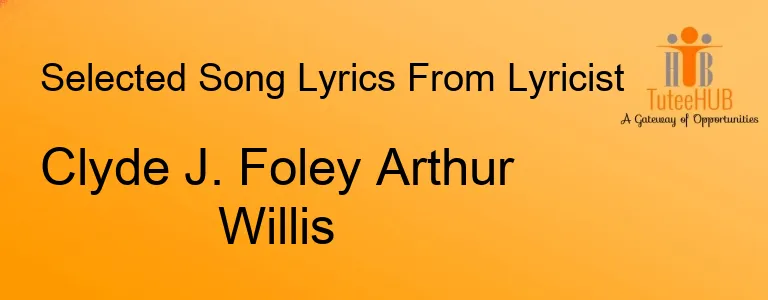 Clyde J. Foley Arthur Willis