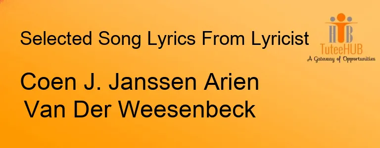 Coen J. Janssen Arien Van Der Weesenbeck