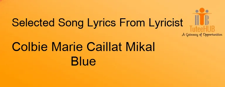 Colbie Marie Caillat Mikal Blue