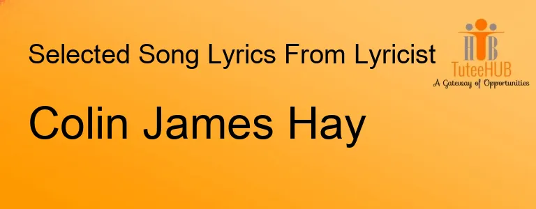 Colin James Hay