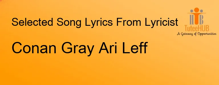 Conan Gray Ari Leff