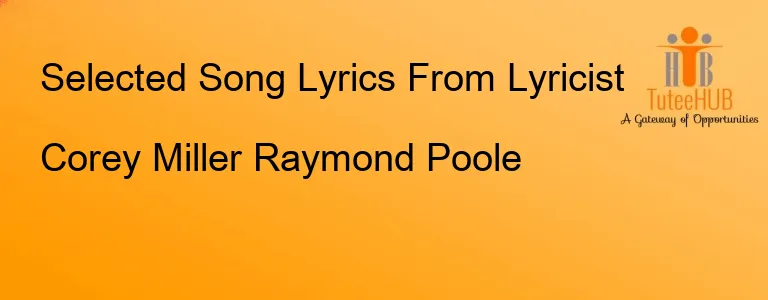 Corey Miller Raymond Poole