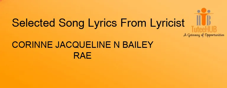 CORINNE JACQUELINE            N BAILEY RAE