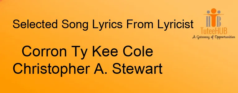 Corron Ty Kee Cole Christopher A. Stewart