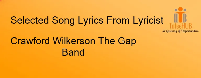 Crawford Wilkerson The Gap Band