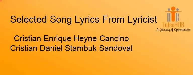 Cristian Enrique Heyne Cancino Cristian Daniel Stambuk Sandoval