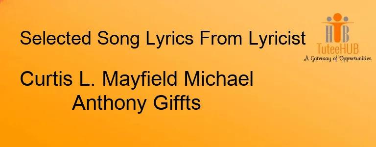 Curtis L. Mayfield Michael Anthony Giffts
