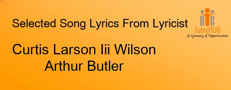Curtis Larson Iii Wilson Arthur Butler