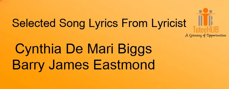 Cynthia De Mari Biggs Barry James Eastmond