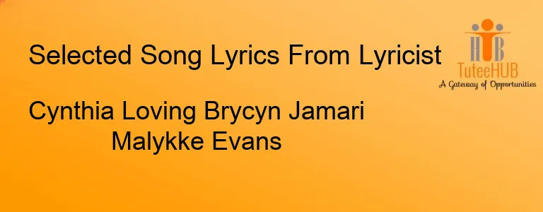 Cynthia Loving Brycyn Jamari Malykke Evans