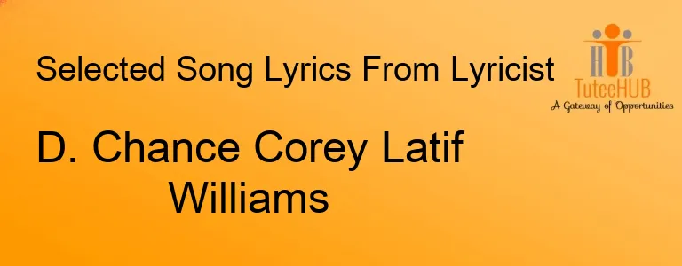 D. Chance Corey Latif Williams