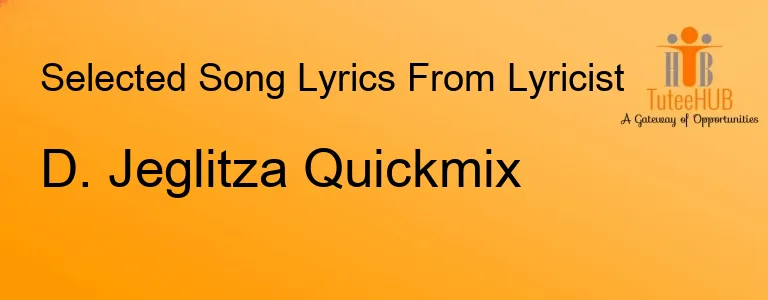 D. Jeglitza Quickmix
