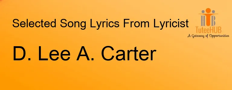 D. Lee A. Carter