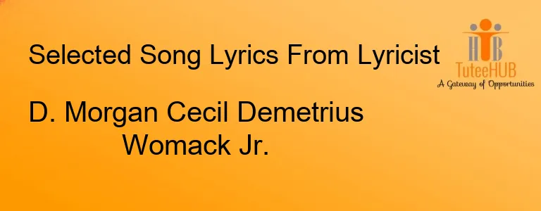 D. Morgan Cecil Demetrius Womack Jr.