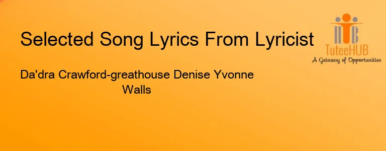 Da'dra Crawford-greathouse Denise Yvonne Walls