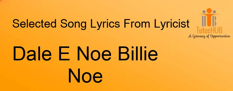 Dale E Noe Billie Noe