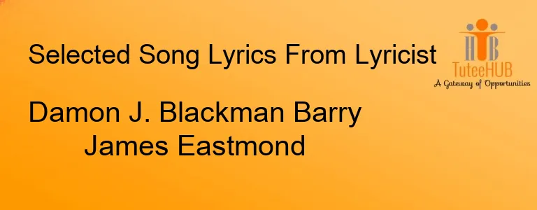 Damon J. Blackman Barry James Eastmond