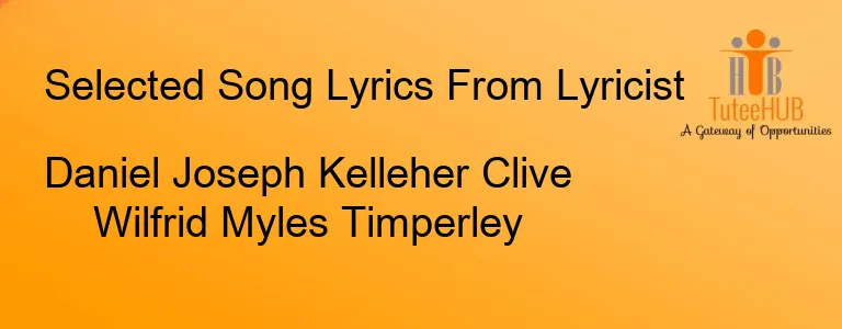 Daniel Joseph Kelleher Clive Wilfrid Myles Timperley