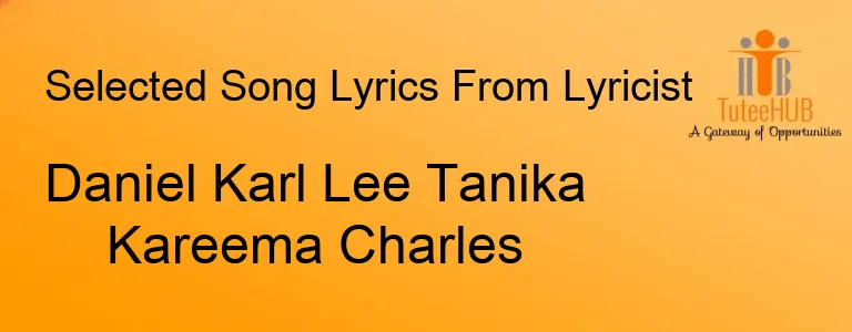 Daniel Karl Lee Tanika Kareema Charles