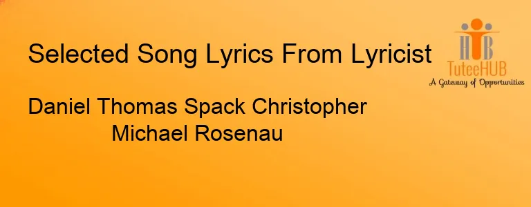 Daniel Thomas Spack Christopher Michael Rosenau