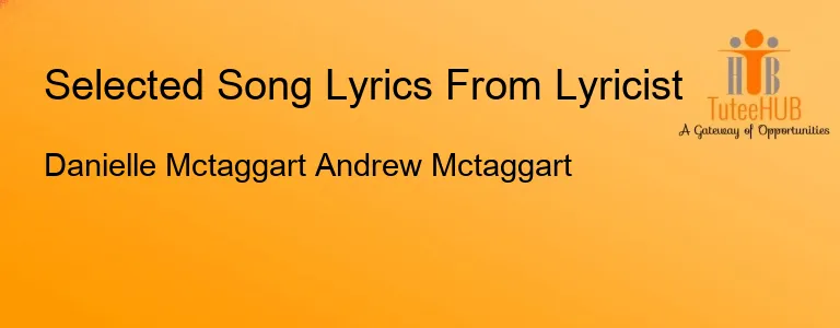 Danielle Mctaggart Andrew Mctaggart