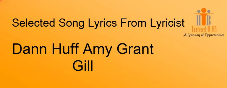 Dann Huff Amy Grant Gill