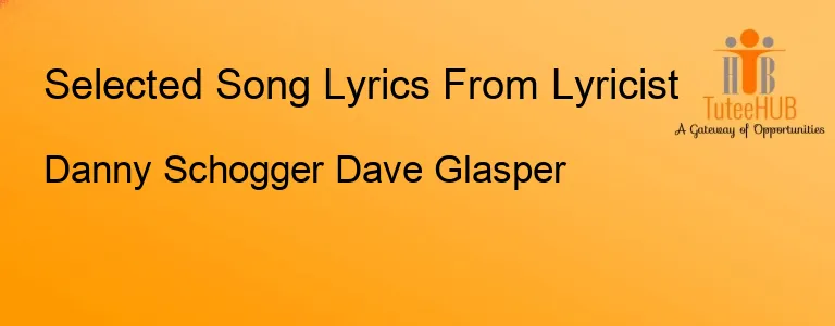 Danny Schogger Dave Glasper