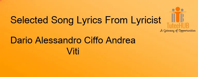 Dario Alessandro Ciffo Andrea Viti