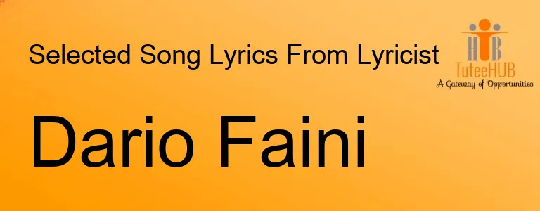 DARIO FAINI