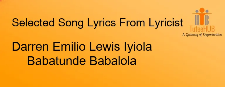 Darren Emilio Lewis Iyiola Babatunde Babalola